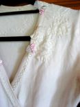 Erin - Upcycled Bridal Wedding Rustic Chic Vintage Blush Knit Wrap Cardigan Sweater 2 small