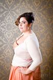 Erin - Upcycled Bridal Wedding Rustic Chic Vintage Blush Knit Wrap Cardigan Sweater 4 small