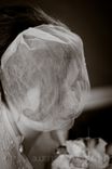 Megan - Handmade Tulle Birdcage Veil 2 small