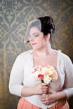 Megan - Handmade Tulle Birdcage Veil 3 small