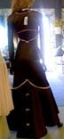 Melinda - Upcycled Alternative Cap Sleeve Prom Dress With Pink Lace Bows And Pearls 1 small