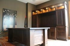 Walnut Desk And Credenza 5 small