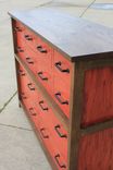 Oak 12-Drawer Chest Of Drawers 2 small