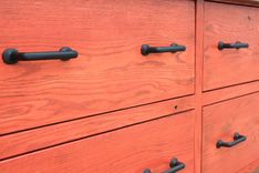 Oak 12-Drawer Chest Of Drawers 6 small