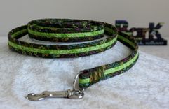 Dog Leash. Fabric Wrapped Clothesline. Medium To Large Dog 1 small