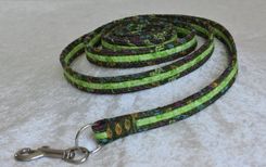 Dog Leash. Fabric Wrapped Clothesline. Medium To Large Dog 3 small