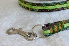 Dog Leash. Fabric Wrapped Clothesline. Medium To Large Dog 4 small
