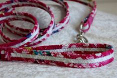 Dog Leash. Fabric Wrapped Clothesline. Medium To Large Dog 2 small