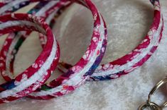 Dog Leash. Fabric Wrapped Clothesline. Medium To Large Dog 3 small