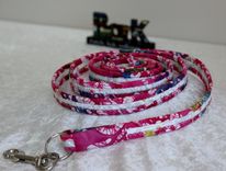 Dog Leash. Fabric Wrapped Clothesline. Medium To Large Dog 5 small