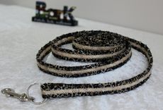 Dog Leash. Fabric Wrapped Clothesline. Medium Sized Dog 2 small