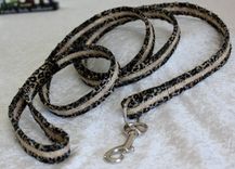 Dog Leash. Fabric Wrapped Clothesline. Medium Sized Dog 5 small