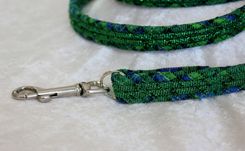 Dog Leash. Fabric Wrapped Clothesline. Medium To Large Sized Dog 1 small