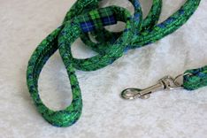 Dog Leash. Fabric Wrapped Clothesline. Medium To Large Sized Dog 2 small