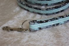 Dog Leash. Fabric Wrapped Clothesline. Medium To Large Sized Dog 3 small