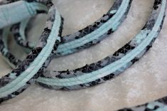 Dog Leash. Fabric Wrapped Clothesline. Medium To Large Sized Dog 4 small
