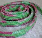 Free Shipping - Dog Leash. Fabric Wrapped Clothesline. Medium To Large Sized Dog 1 small
