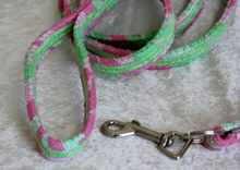 Free Shipping - Dog Leash. Fabric Wrapped Clothesline. Medium To Large Sized Dog 2 small