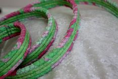 Free Shipping - Dog Leash. Fabric Wrapped Clothesline. Medium To Large Sized Dog 4 small