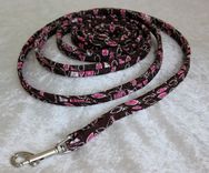 Dog Leash. Fabric Wrapped Clothesline. Small To Medium Dog 1 small
