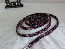 Dog Leash. Fabric Wrapped Clothesline. Small To Medium Dog 3 small