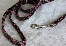 Dog Leash. Fabric Wrapped Clothesline. Small To Medium Dog 5 small