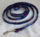 Dog Leash. Fabric Wrapped Clothesline. Small Dog. Durable 2 small