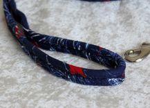 Dog Leash. Fabric Wrapped Clothesline. Small Dog. Durable 4 small