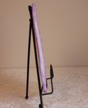 Center Piece - Table Decor - Fabric Art - Table Topper - Fabric Wrapped Clothesline. Purples. 5 small