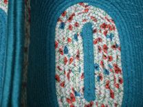 Fabric Bowls - Set Of 3 Connected - Serving - Picnic Ware - Gift For Her 4 small