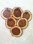 Coasters, Texas Mesquite Wood Coasters - Set Of 6 7 small