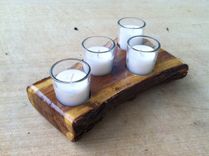 Candle Holder, Texas Mesquite Candle Holder, Home Decor, Weddings 1 small