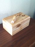Handmade Aspen Wood Box 1 small