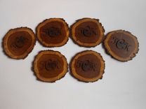 Custom Laser Engraved Coasters 2 small