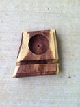 Rustic Texas Mesquite Business Card Holder 2 small