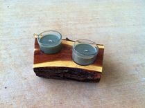 Texas Mesquite Candle Holder 1 small