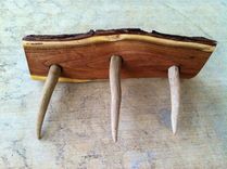 Rustic Deer Antler Wall Hook 1 small