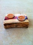 Aromatic Red Cedar Candle Holder 1 small