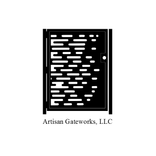 Hyperdrive Walkway Gate - Decorative Steel Gate - Garden Gate - Architectural Panel - Handmade 2 small