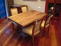 Black Limba Table & Chairs 1 small