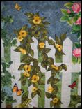 White Picket Fence Wall Quilt 2 small
