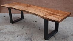 Live Edge Maple Bench 2 small