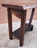Walnut & Steel Console Table 6 small