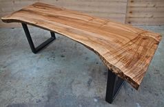 Live Edge Maple Bench 1 small