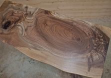 Live Edge Walnut Entry Table With Steel Base 2 small