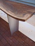 Live Edge Walnut Console Table With Curved Steel Base 1 small