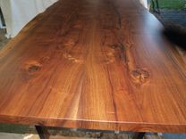 Live Edge Walnut Table And Bench 2 small