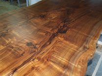 Live Edge Walnut Table And Bench 3 small