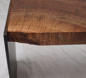Walnut & Steel Bench 3 small