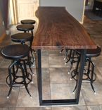 Live Edge Walnut Bar Height Table 1 small
